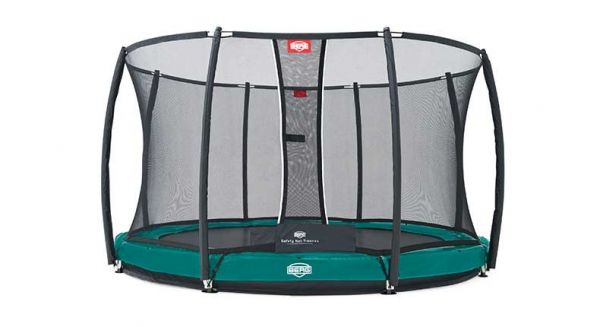 Батут Berg Champion InGround 430 Green + Safety Net Deluxe