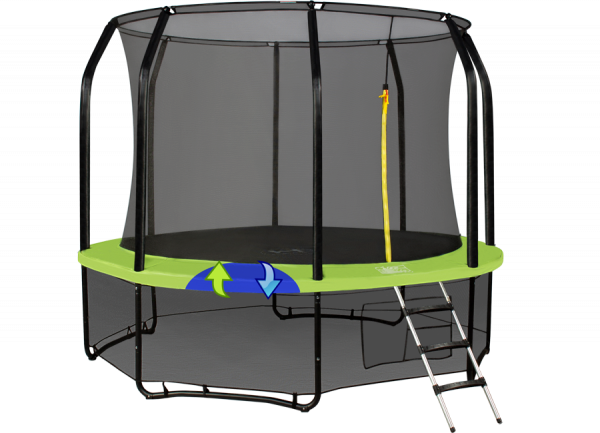 Батут Hasttings Sky Double (3,05 м) с защитной сетью и лестницей