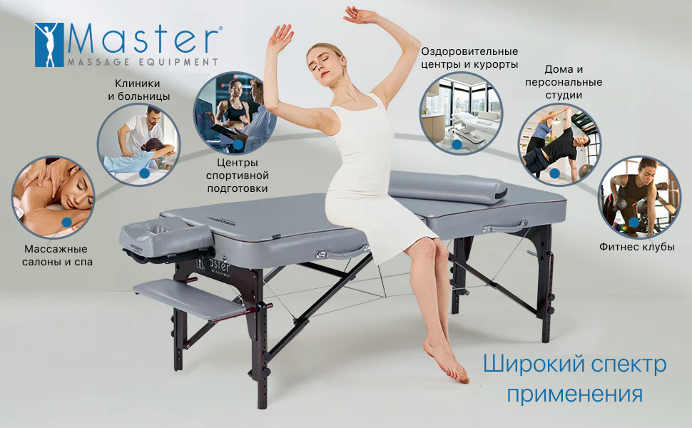 Массажный стол складной Master Montour LX (76 см)